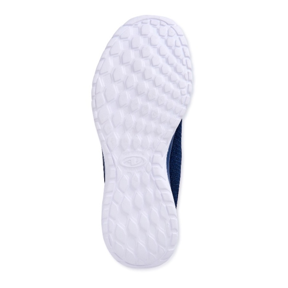 NWT Athletic Works Women's Bungee Slip-On Sneakers Navy Pink Combo - Picture 3 of 6
